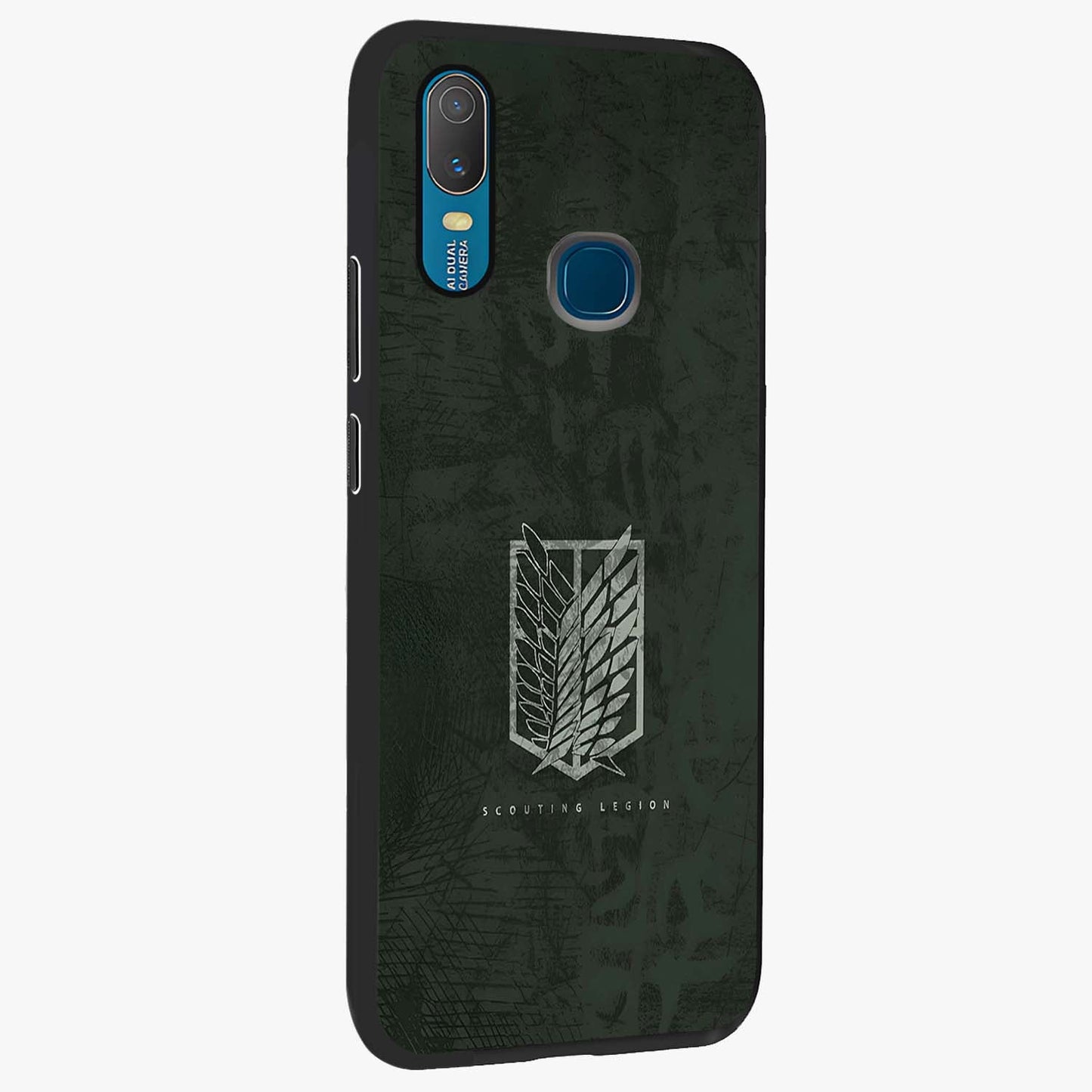 Wings Of Freedom Glass Case upright view showcasing powerful wings artwork with freedom themed design.