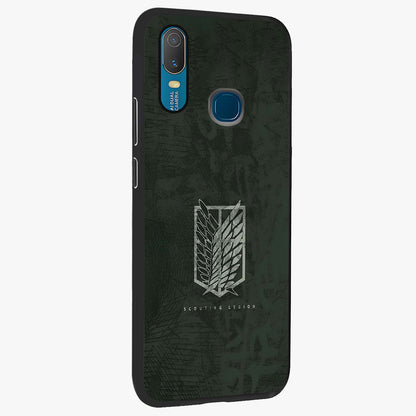 Wings Of Freedom Glass Case upright view showcasing powerful wings artwork with freedom themed design.