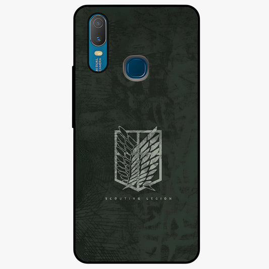 Wings Of Freedom Glass Case showing flat back view with symbolic wings artwork and glossy glass finish.