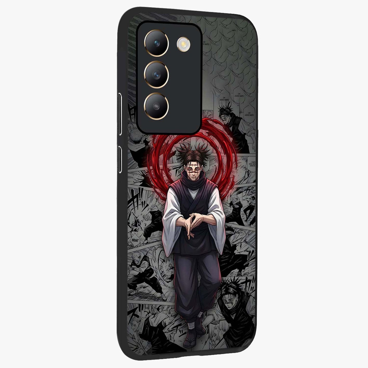 Cursed Ritual Ascension Glass Case upright view showcasing powerful ascension artwork with dark fantasy theme.