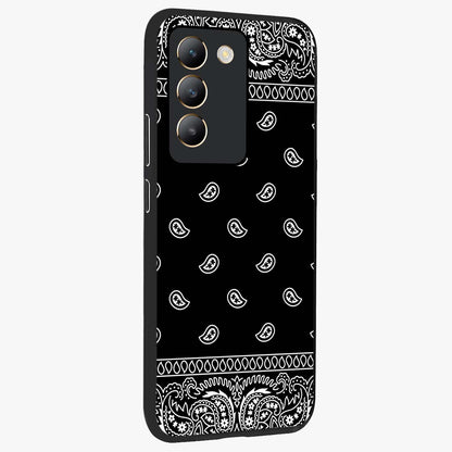 Retro Rebel Threads Glass Case upright view showcasing stylish vintage artwork with bold retro theme.