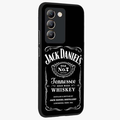 Vintage Whiskey Heritage Glass Case upright view showcasing stylish vintage whiskey artwork with timeless bar culture theme.