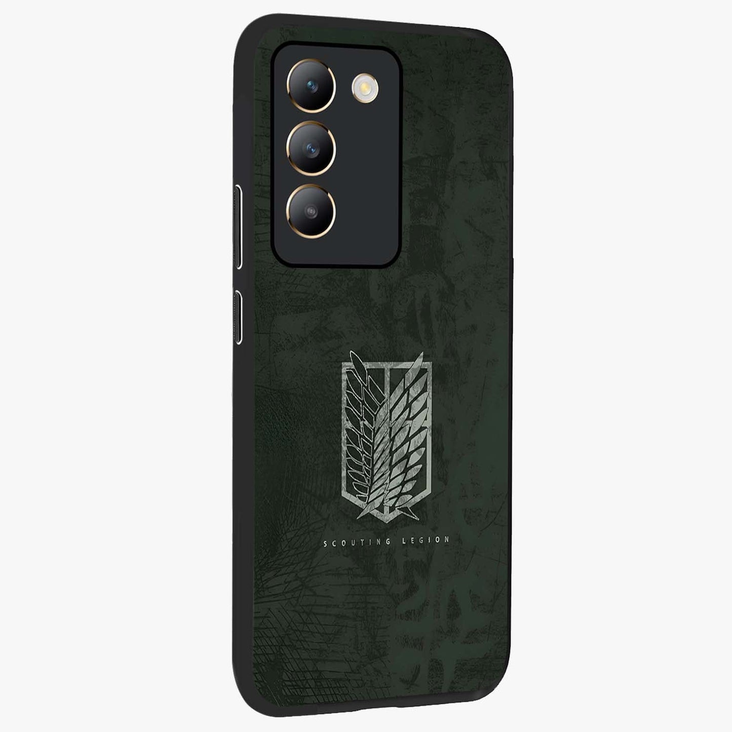 Wings Of Freedom Glass Case upright view showcasing powerful wings artwork with freedom themed design.
