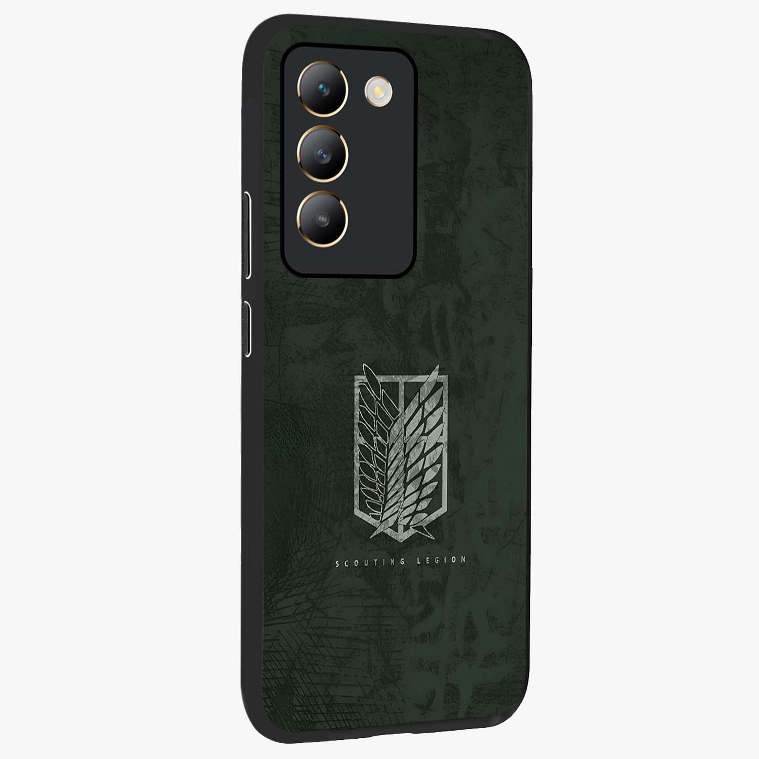 Wings Of Freedom Glass Case upright view showcasing powerful wings artwork with freedom themed design.