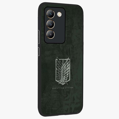 Wings Of Freedom Glass Case upright view showcasing powerful wings artwork with freedom themed design.