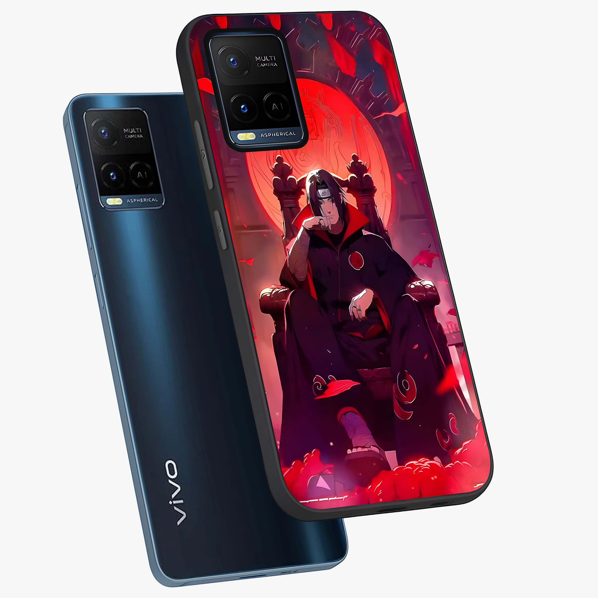 Blood Moon Sovereign Glass Case displayed in angled mockup highlighting dark celestial moon design and dramatic theme.