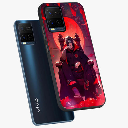 Blood Moon Sovereign Glass Case displayed in angled mockup highlighting dark celestial moon design and dramatic theme.