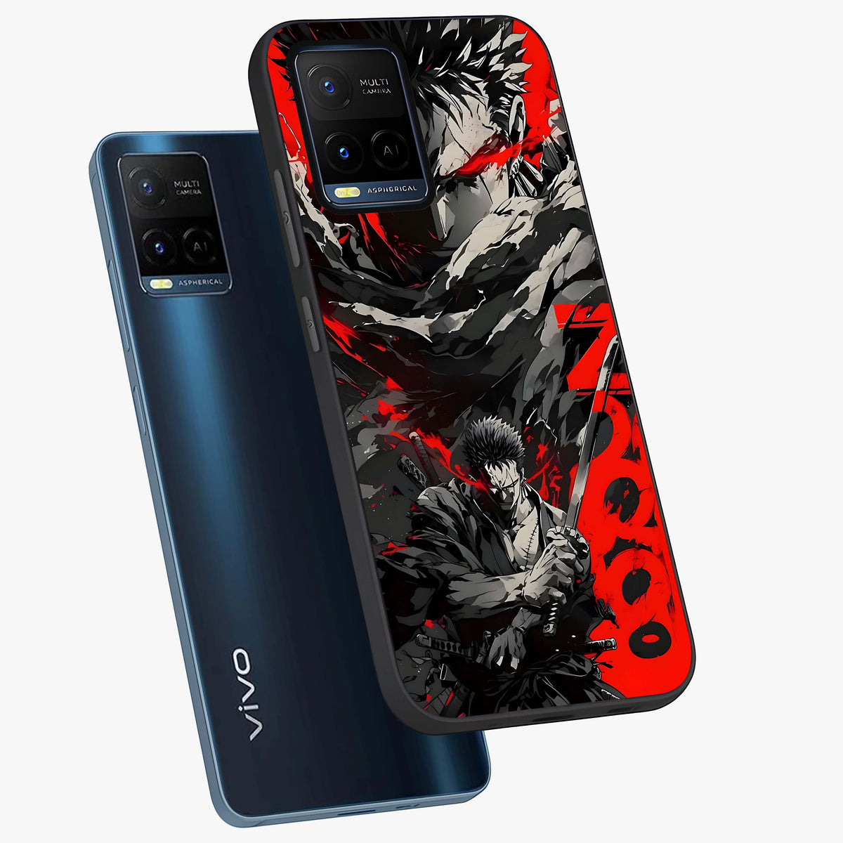 Demon Sword Resolve Glass Case displayed in angled mockup highlighting powerful demon sword illustration with dark fantasy aesthetic.