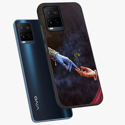 Divine Touch Eternal Glass Case displayed in angled mockup highlighting elegant divine inspired design with calm aesthetic style.