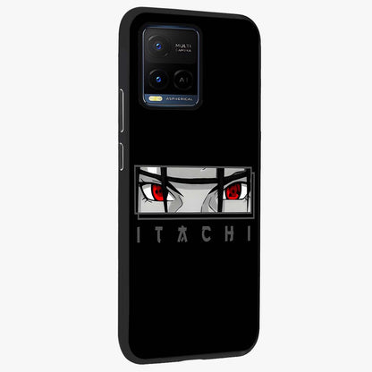 Scarlet Gaze Dominance Glass Case upright view showcasing powerful dramatic artwork with dominant artistic theme.