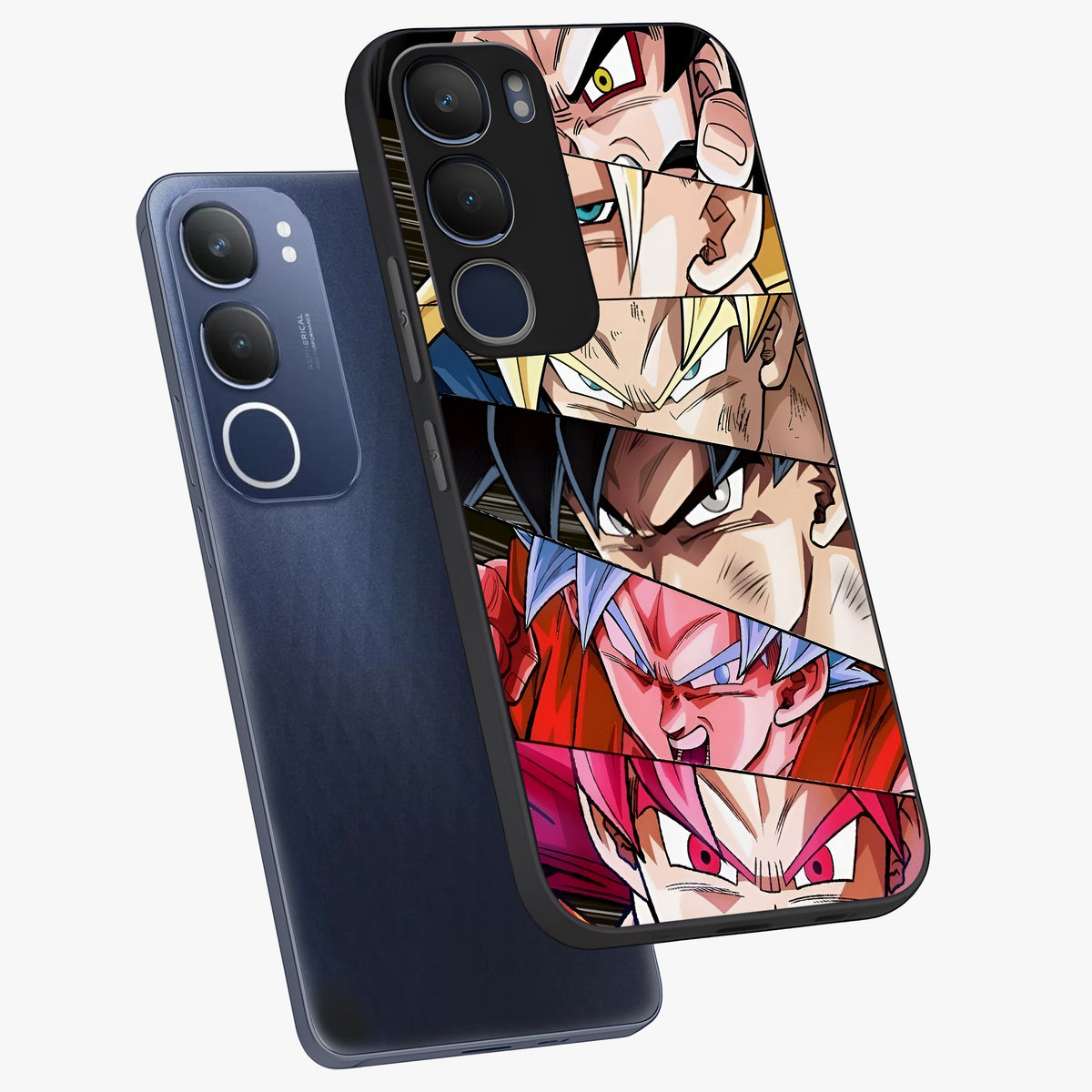 Anime Character Glass Case displayed in angled mockup highlighting colorful anime character illustration.