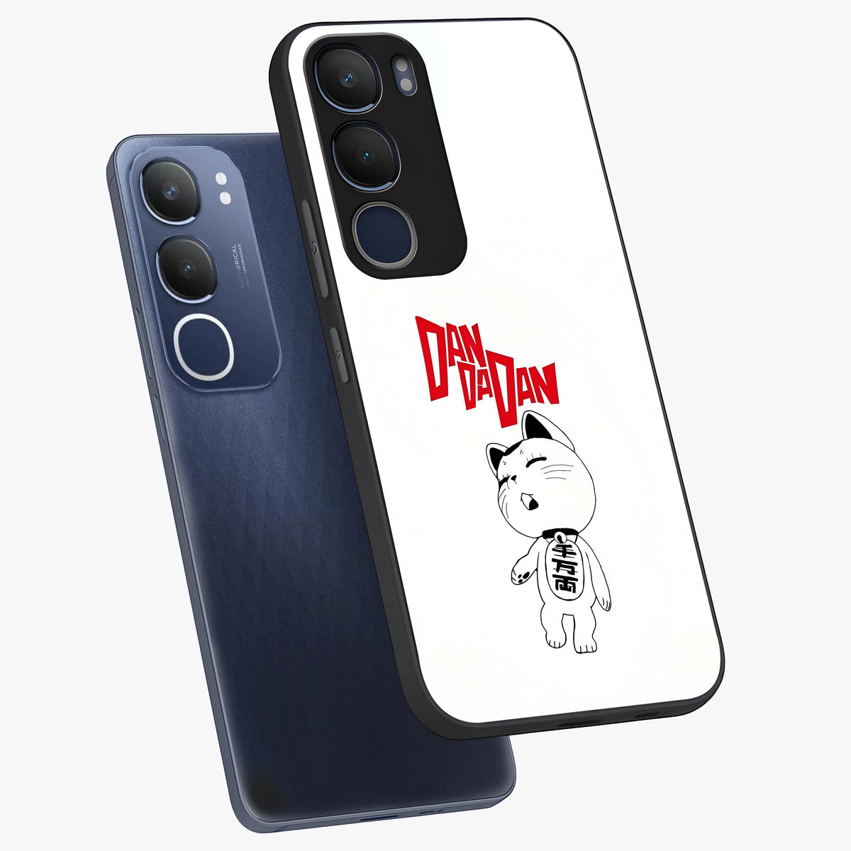 Playful Spirit Charm Glass Case displayed in angled mockup highlighting lively decorative design with playful aesthetic style.
