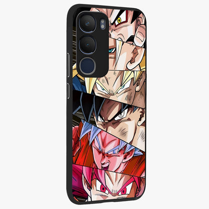 Anime Character Glass Case upright view showcasing expressive anime artwork with bold graphic style.
