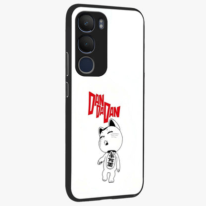 Playful Spirit Charm Glass Case upright view showcasing vibrant charm artwork with fun artistic theme.