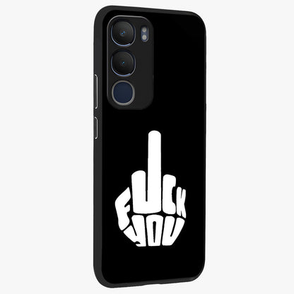 Rebel Mode On Glass Case upright view showcasing striking statement artwork with bold rebellious theme.