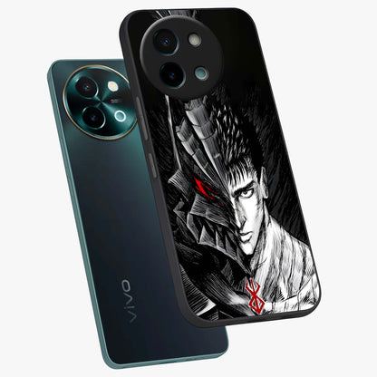 Berserker Blood Oath Glass Case displayed in angled mockup highlighting dark fantasy graphic design and powerful theme.