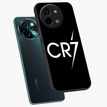 Cr7 Elite Strike Glass Case displayed in angled mockup highlighting powerful sports graphic with bold athletic theme.