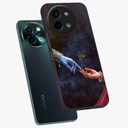 Divine Touch Eternal Glass Case displayed in angled mockup highlighting elegant divine inspired design with calm aesthetic style.