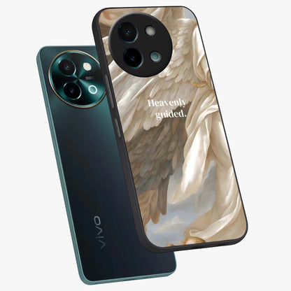 Divine Winged Grace Glass Case displayed in angled mockup highlighting graceful wing design with divine aesthetic style.