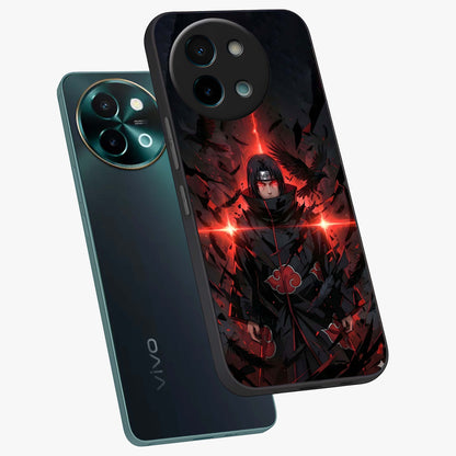 Focused Blade Discipline Glass Case displayed in angled mockup highlighting clean minimal text artwork with modern aesthetic style.