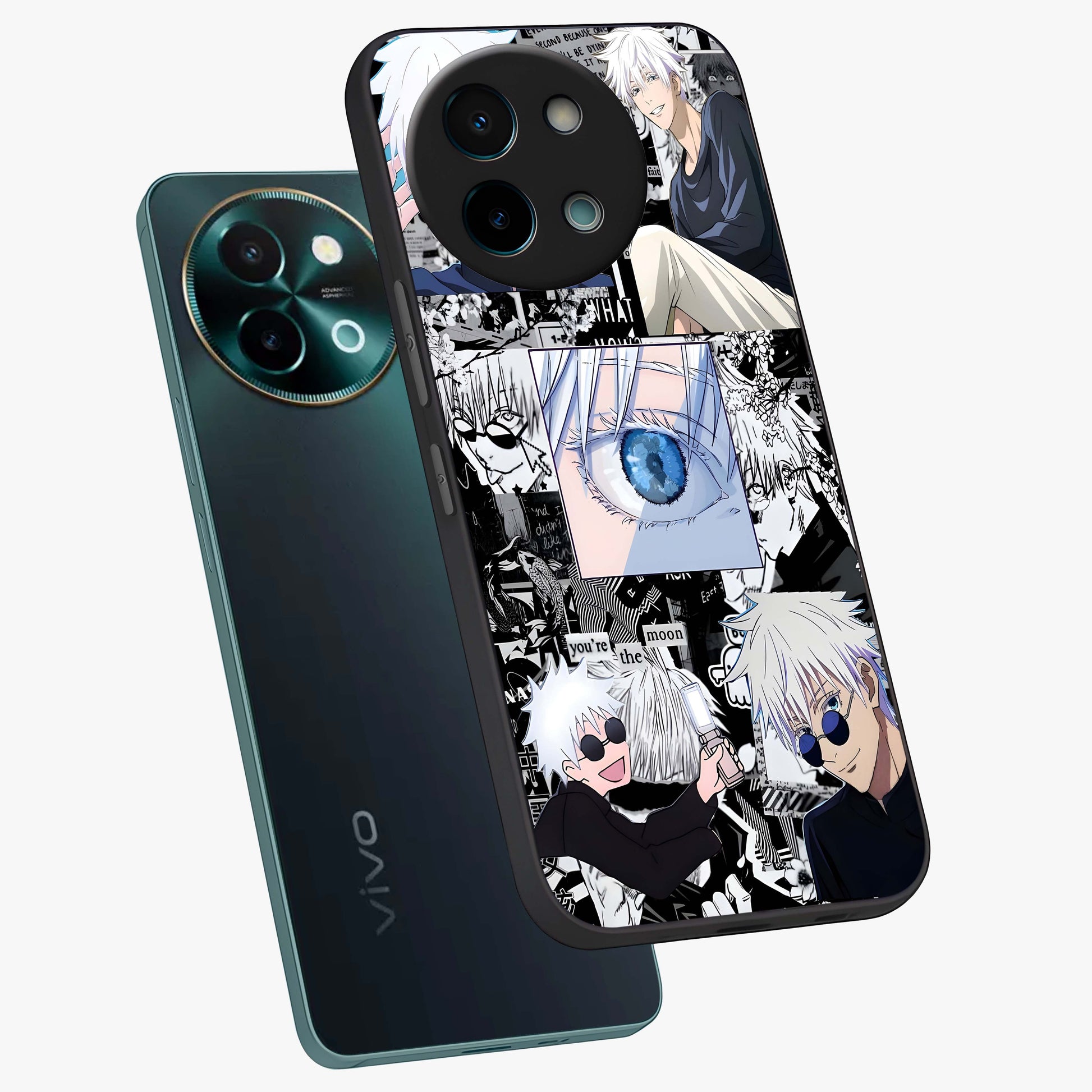Infinity Sorcerer Chaos Glass Case displayed in angled mockup highlighting powerful magical design with fantasy aesthetic style.