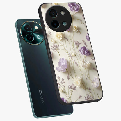Lilac Breeze Harmony Glass Case displayed in angled mockup highlighting calm lilac breeze design with soothing aesthetic style.