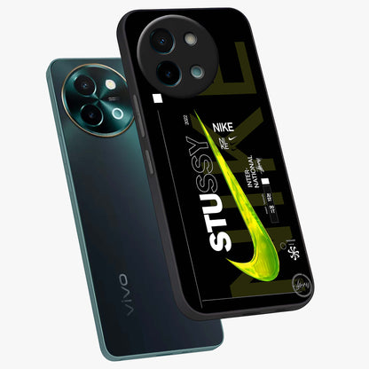 Neon Street Edition Glass Case displayed in angled mockup highlighting vibrant urban design with bold street aesthetic.
