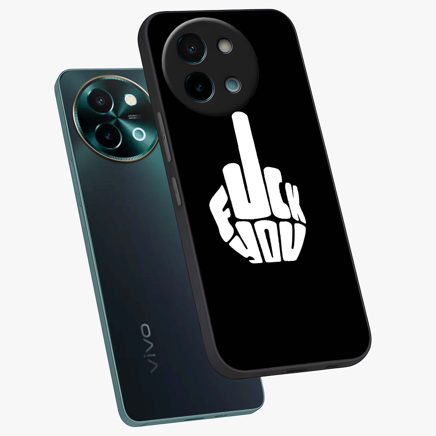 Rebel Mode On Glass Case displayed in angled mockup highlighting edgy text design with modern street aesthetic.