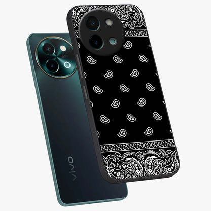 Retro Rebel Threads Glass Case displayed in angled mockup highlighting retro inspired graphic design with rebellious aesthetic.
