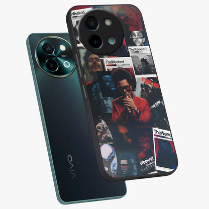 The Weeknd Glass Case displayed in angled mockup highlighting stylish pop culture inspired design with modern aesthetic.