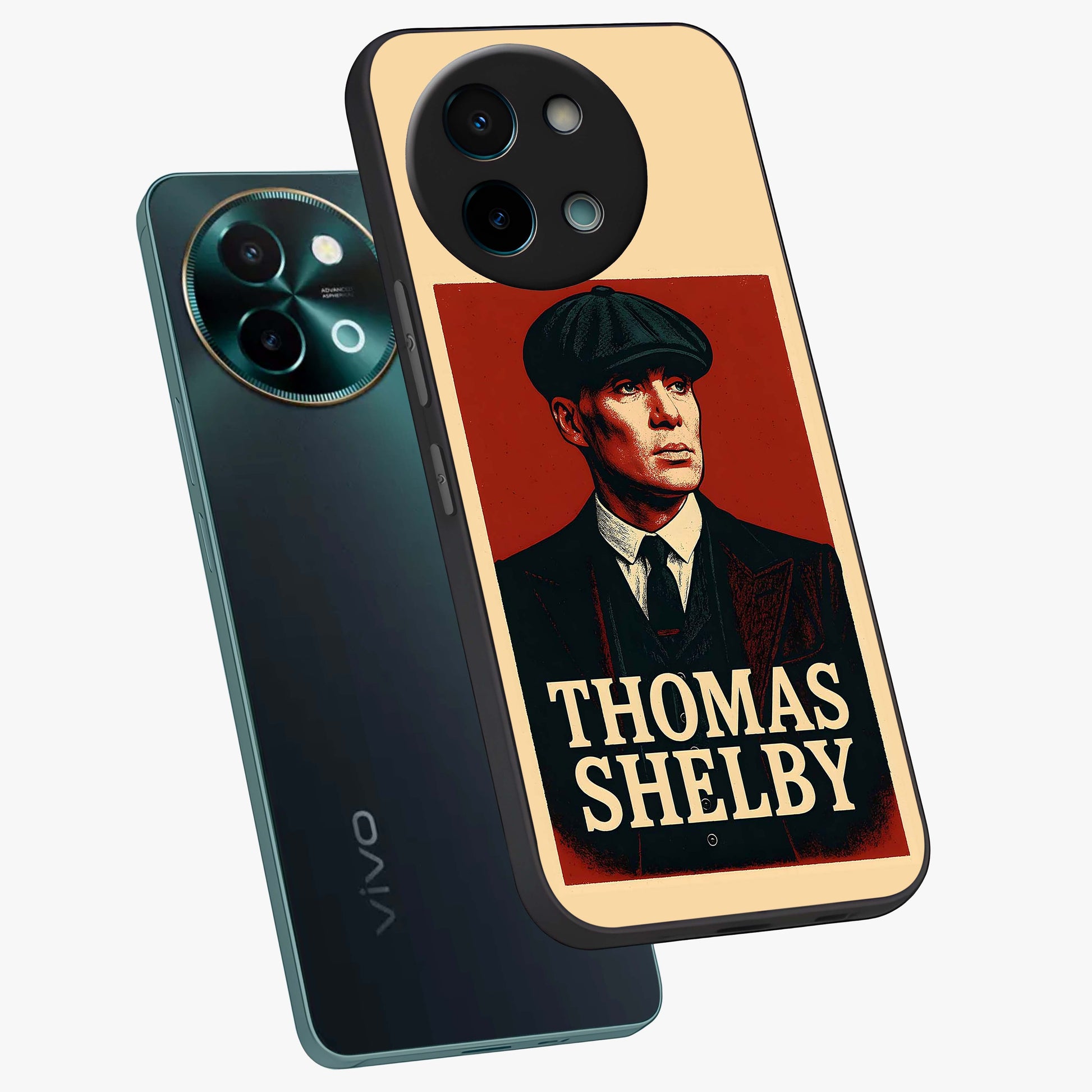 Vintage Mafia Authority Glass Case displayed in angled mockup highlighting powerful retro design with classic gangster aesthetic.
