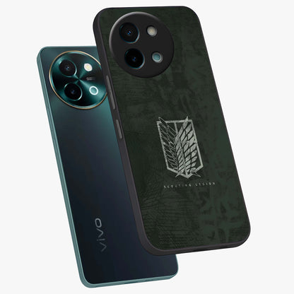 Wings Of Freedom Glass Case displayed in angled mockup highlighting graceful wing design with inspirational aesthetic.