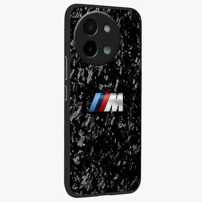 Carbon Speed Mark Glass Case upright view showcasing modern carbon speed graphic with bold automotive theme.