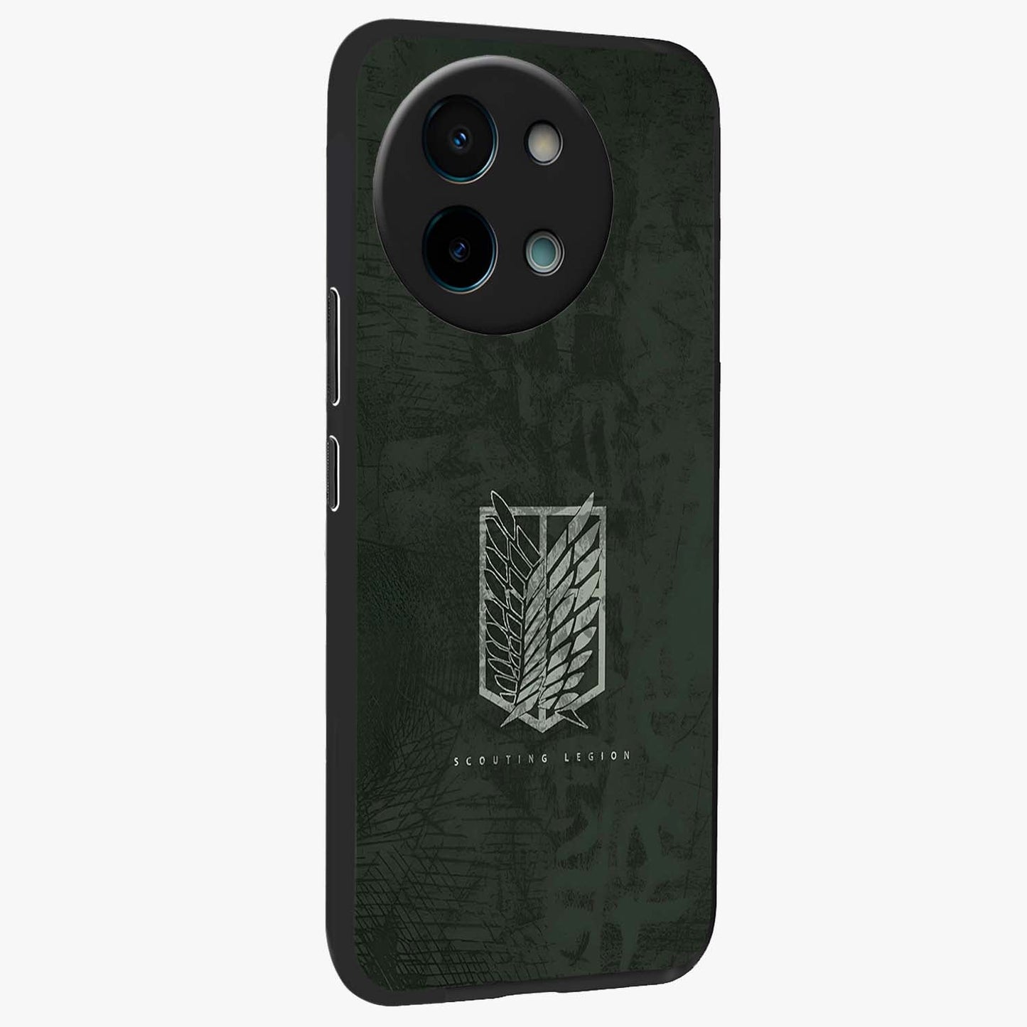 Wings Of Freedom Glass Case upright view showcasing powerful wings artwork with freedom themed design.