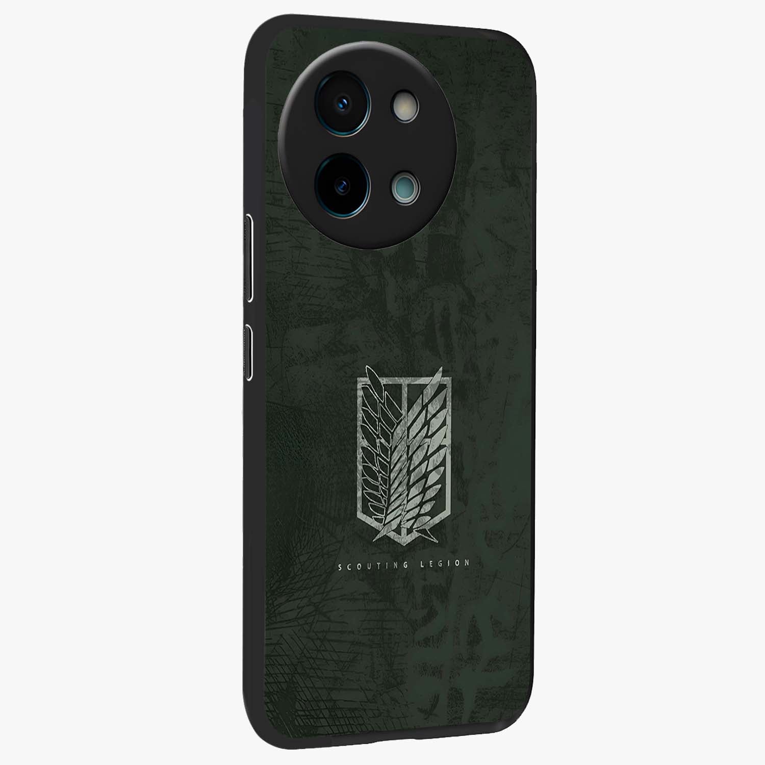 Wings Of Freedom Glass Case upright view showcasing powerful wings artwork with freedom themed design.