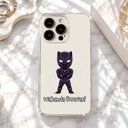 Wakanda forever Clear Silicon Cover