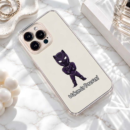 Wakanda forever Clear Silicon Cover