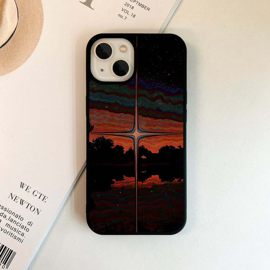 Warped Sky Glass Case