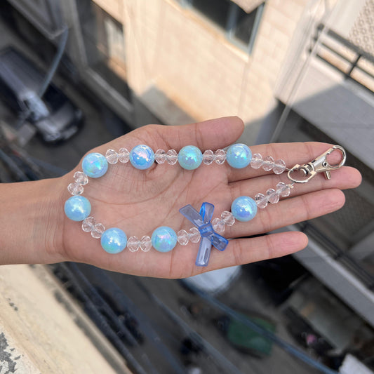 Ocean Opal Bow Phone Charm