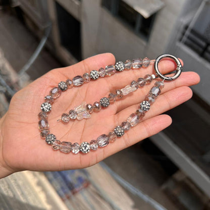 Aurora Crystal Glow Phone Charm