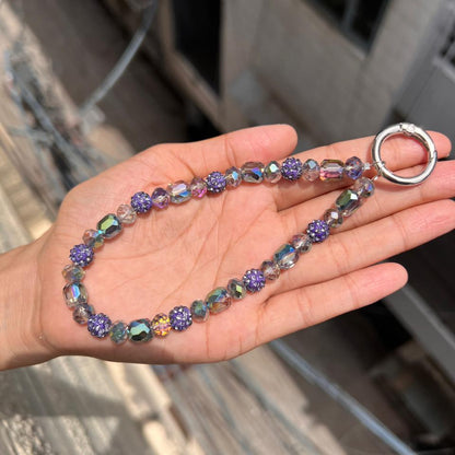 Mystic Violet Shine Phone Charm