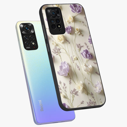Lilac Breeze Harmony Glass Case displayed in angled mockup highlighting calm lilac breeze design with soothing aesthetic style.
