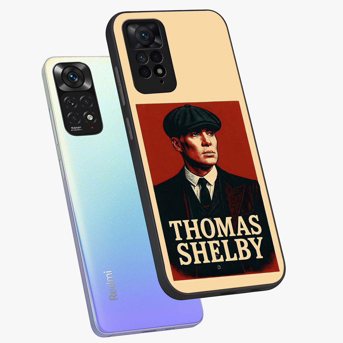 Vintage Mafia Authority Glass Case displayed in angled mockup highlighting powerful retro design with classic gangster aesthetic.
