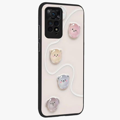Puffy Face Parade Glass Case upright view showcasing adorable character artwork with cheerful animated theme.