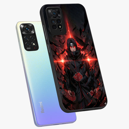 Focused Blade Discipline Glass Case displayed in angled mockup highlighting clean minimal text artwork with modern aesthetic style.