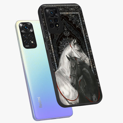 Majestic Ride Legacy Glass Case displayed in angled mockup highlighting sleek vehicle design with bold racing aesthetic.