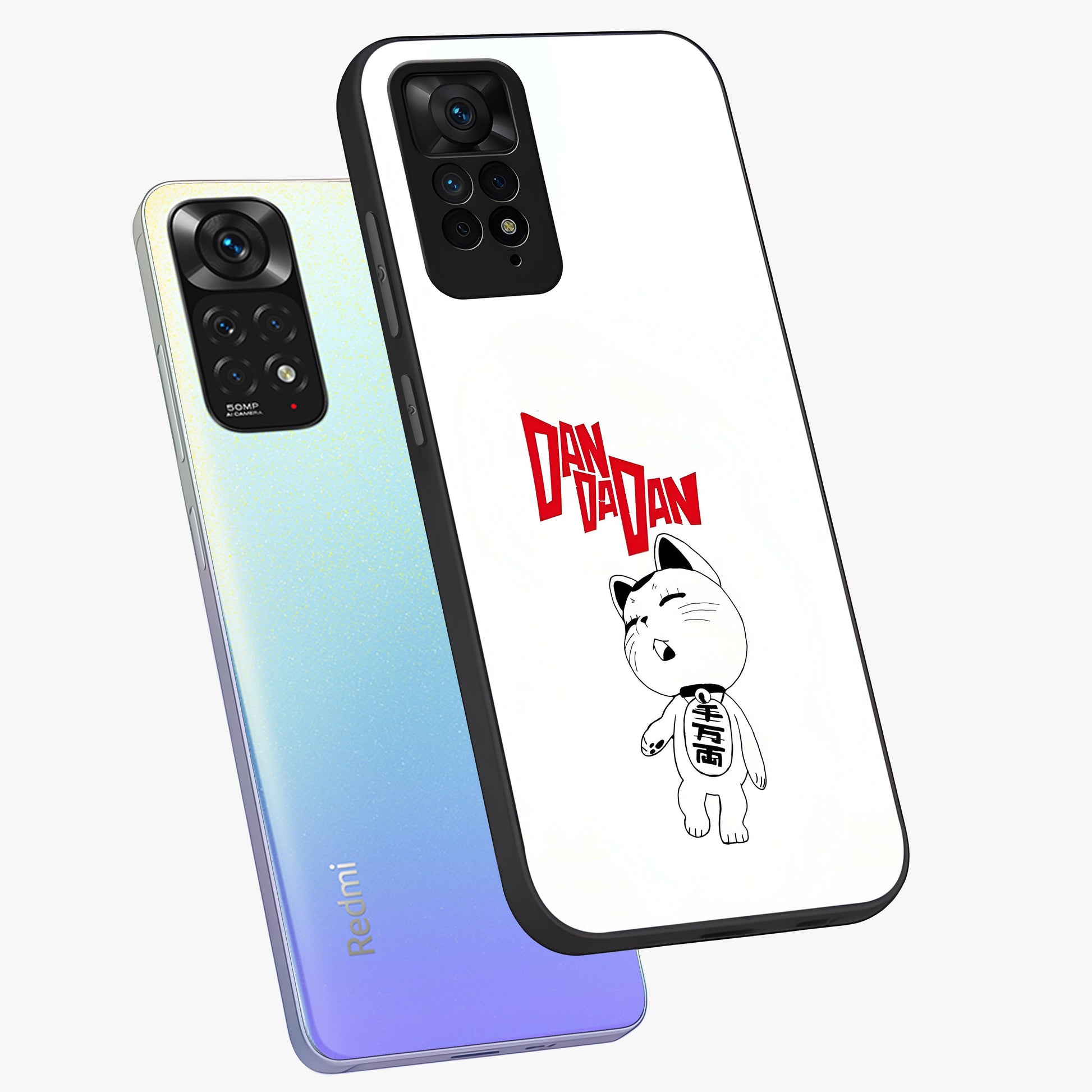 Playful Spirit Charm Glass Case displayed in angled mockup highlighting lively decorative design with playful aesthetic style.