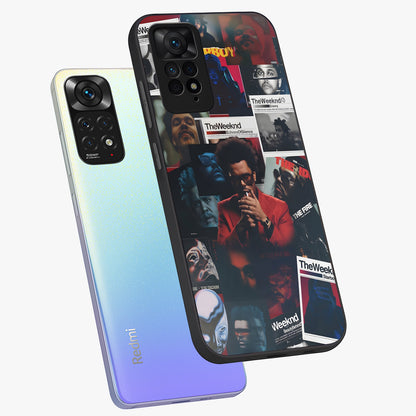 The Weeknd Glass Case displayed in angled mockup highlighting stylish pop culture inspired design with modern aesthetic.