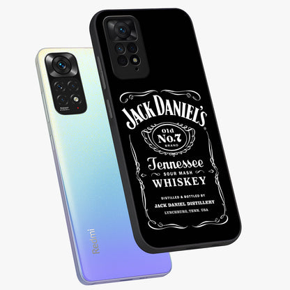 Vintage Whiskey Heritage Glass Case displayed in angled mockup highlighting retro beverage themed design with heritage aesthetic.