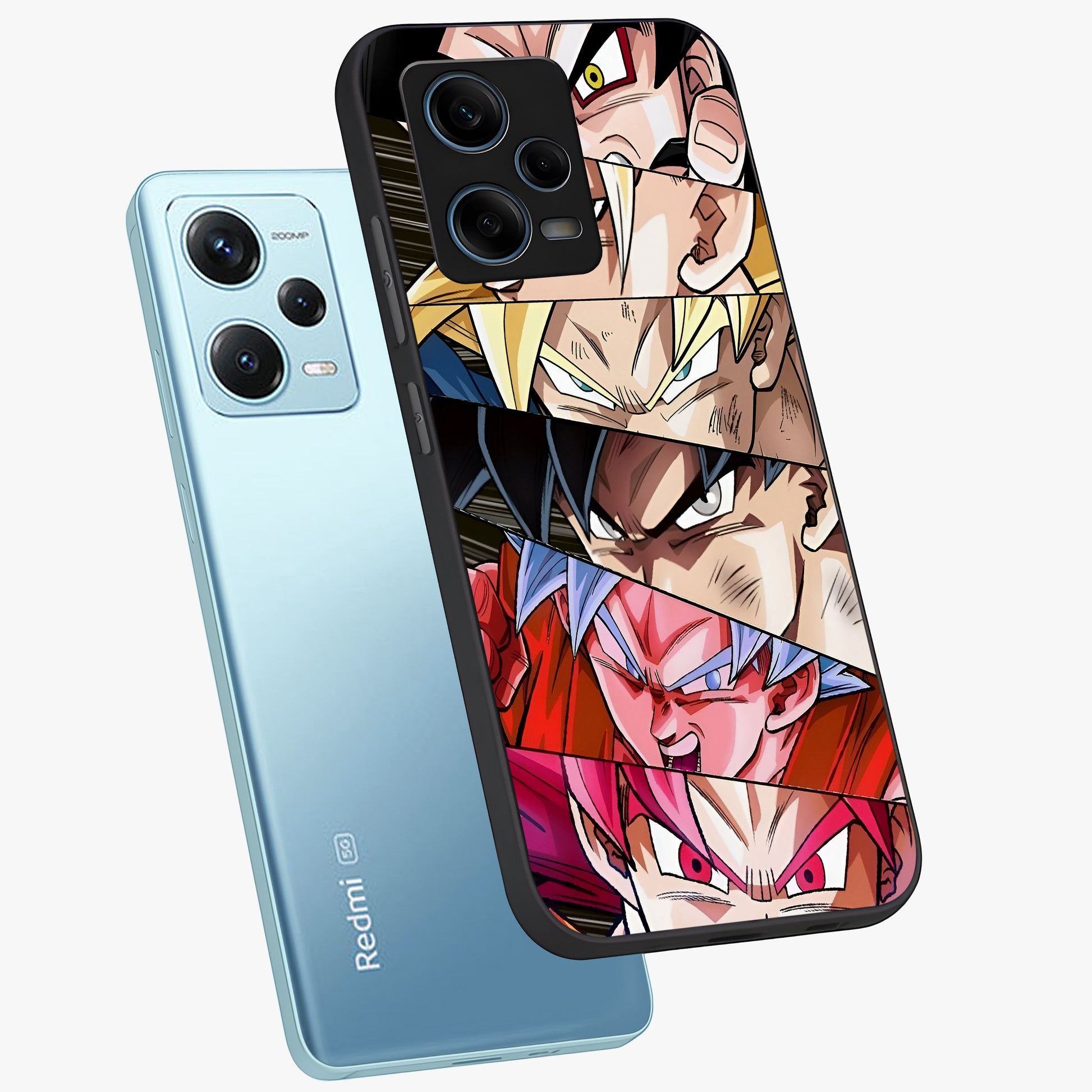 Anime Character Glass Case displayed in angled mockup highlighting colorful anime character illustration.